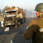[Chile] Ataque incendiário contra caminhão florestal em Temuco