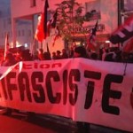 Mais de uma centena de antifascistas tomaram as ruas de Forbach contra a manifestação e instalação de um grupo de direita na cidade