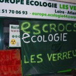 [França] Europa Ecológica decorada para festejar seu acordo com o PS  