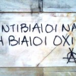 [Grécia] Manifestação contra o estado de emergência: um grito de liberdade e dignidade