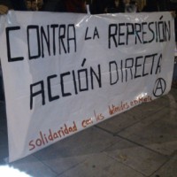 [Espanha] Solidariedade em Salamanca às pessoas detidas em Madri