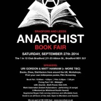 [Reino Unido] Feira do Livro Anarquista de Bradford e Leeds ocorre neste sábado