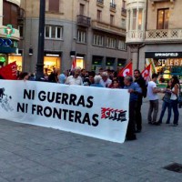 [Espanha] Concentração em Salamanca em rechaço às guerras e as fronteiras