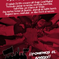 [Espanha] Nazis do desalojado “Hogar Social Madrid” pretendem se manifestar no sábado em Tetuán