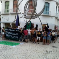 [Espanha] Protesto contra a tauromaquia e a exploração animal em Málaga