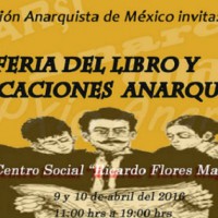 [México] Feira de Livros e Publicações Anarquistas da Cidade do México chega à 7ª edição; veja a programação