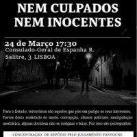 [Portugal] Em Lisboa, concentração junto ao Consulado Geral da Espanha em repúdio pelo julgamento fantoche dos anarquistas Mónica Caballero e Francisco Solar