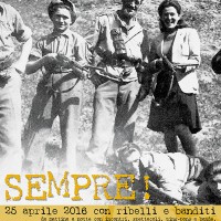 [Itália] 25 de abril: SEMPRE com os rebeldes e bandidos!