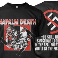 [Reino Unido] Napalm Death lança camiseta com estampa antinazista
