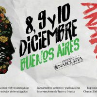 [Argentina] Buenos Aires, dezembro, Jornadas "Viva a Anarquia!"