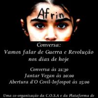 [Portugal] O Covil apresenta a conversa “Vamos falar de Guerra e Revolução nos dias de hoje”