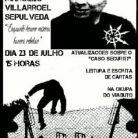 [São Paulo-SP] Roda de conversa em solidariedade ao preso libertário Marcelo Villarroel Sepúlveda acontece nesta segunda-feira