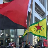 [EUA] Relato da manifestação em solidariedade a Rojava em Los Angeles, Califórnia.