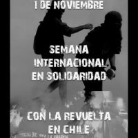 Semana internacional de solidariedade com a revolta no Chile