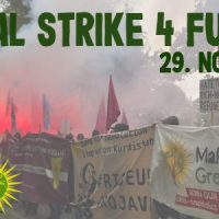 Convocatória internacional para o Global Strike 4 Future em 29/11