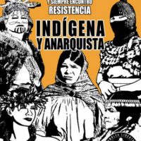 [Chile] Cartaz | "Contra o Estado e o racismo colonialista, apoio mútuo anarquista!"