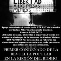 [Chile] Solidariedade com Carlos Peyrin!