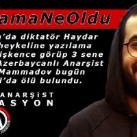 Honra e luta pelo anarquista Bayram Mammadov, encontrado morto em Istambul