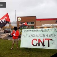 [Espanha] Piquete CNT-AIT em Torrelavega na semana de luta contra Burger King