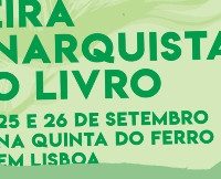 [Portugal] Feira Anarquista do Livro | Lisboa – 25 e 26 de Setembro de 2021