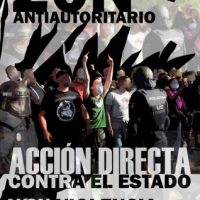 [Espanha] 20N Antiautoritário. Contra o Estado e sua violência: Ação direta