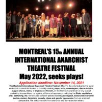 [Canadá] O 15º Festival Internacional de Teatro Anarquista de Montreal procura peças!