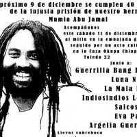 [México] Convocatória: Em seus 40 anos como preso político, atuamos pela liberdade de Mumia Abu-Jamal