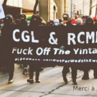 [Canadá] Centenas vão às ruas em Montreal em Solidariedade aos Wet'suwet'en