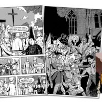 [EUA] História em quadrinhos ilustrada por professor da VCU conta a história de 'O dia em que a Klan veio à cidade'