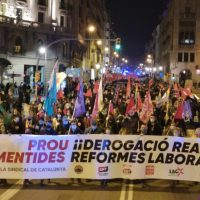 [Espanha] Milhares de pessoas tomam as ruas contra a reforma trabalhista