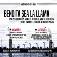 [Chile] Valparaíso-Santiago: Lançamento do livro "Bendita sea la llama" – 18 e 24 março