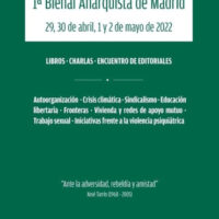 [Espanha] Primeira Bienal Anarquista de Madrid