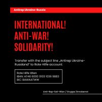 Internacional! Contra a Guerra! Em Solidariedade!