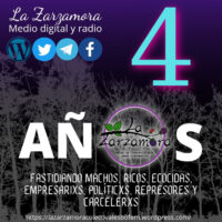 [Chile] "La Zarzamora", uma mídia livre feminista e ácrata, comemora 4 anos incomodando