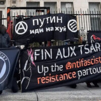 [Canadá] Anarquistas marcham no consulado russo em Montreal em solidariedade às forças anti-guerra