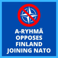 A-ryhmä se opõe à adesão da Finlândia à OTAN