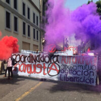 Formações Anarquistas e Autônomas Vão às Ruas na Cidade do México no May Day