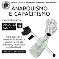 Encontro virtual | Anarquismo e capacitismo