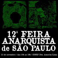 Vem aí a 12ª Feira Anarquista de São Paulo