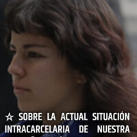 [Chile] Sobre a atual situação intra-carcerária de nossa companheira Mónica Caballero