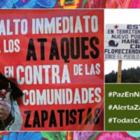 [México] Convocam ações de solidariedade com as comunidades zapatistas ameaçadas
