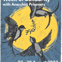 Semana Internacional de Solidariedade com os Prisioneiros Anarquistas, de 23 à 30 de Agosto de 2022