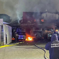 [Chile] Ataque incendiário a um açougue em Quilicura, Santiago