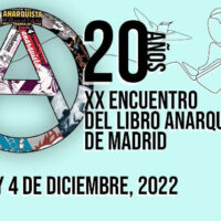 [Espanha] XX Encontro do Livro Anarquista de Madrid