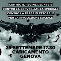 [Itália] Manifestação em Gênova contra a repressão antianarquista