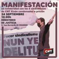 [Espanha] Fazer sindicalismo não é um crime: Pela absolvição imediata das Seis de La Suiza