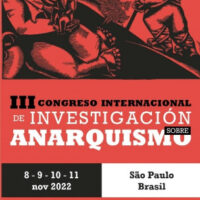 [São Paulo-SP] Confira a programação do III Congresso Internacional de Pesquisa sobre Anarquismo