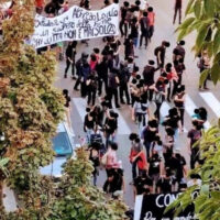 [Itália] Sardenha: Passeata em solidariedade com Alfredo e sua luta para sair do 41bis