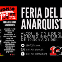 [Espanha] Feira do Livro Anarquista em Alcoi nos próximos dias 6, 7 e 8 de dezembro.
