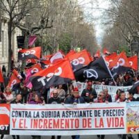 [Espanha] Manifestação estatal em Barcelona contra o aumento asfixiante dos preços e a perda de poder aquisitivo